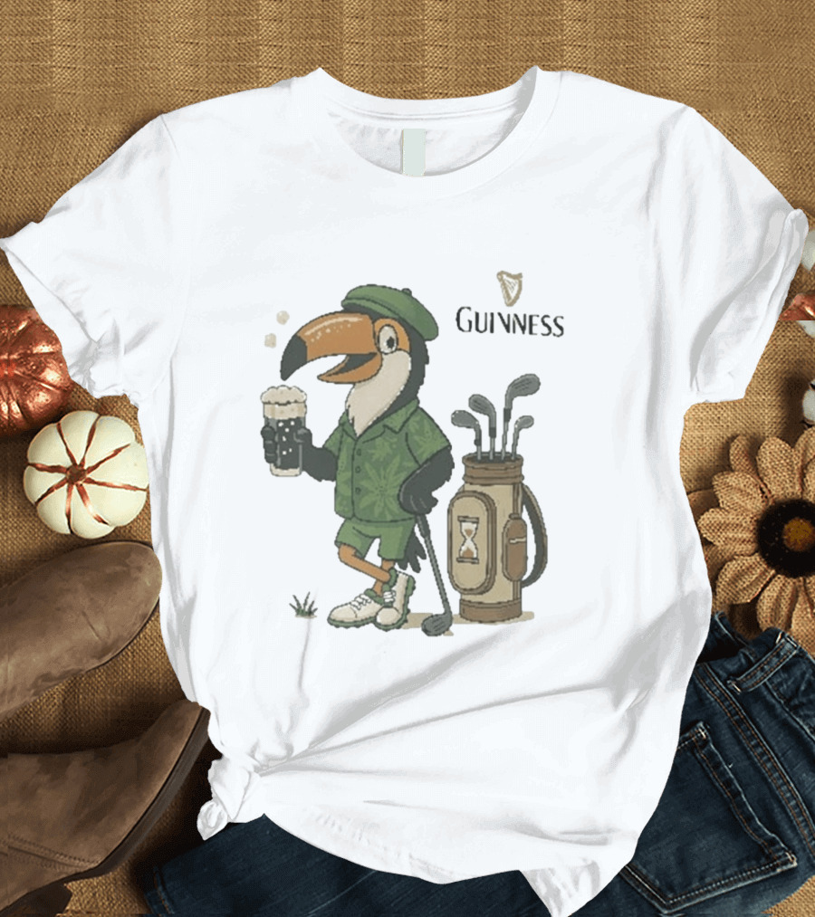 Guinness Toucan Golf Beer St Patrick's Day T-Shirt