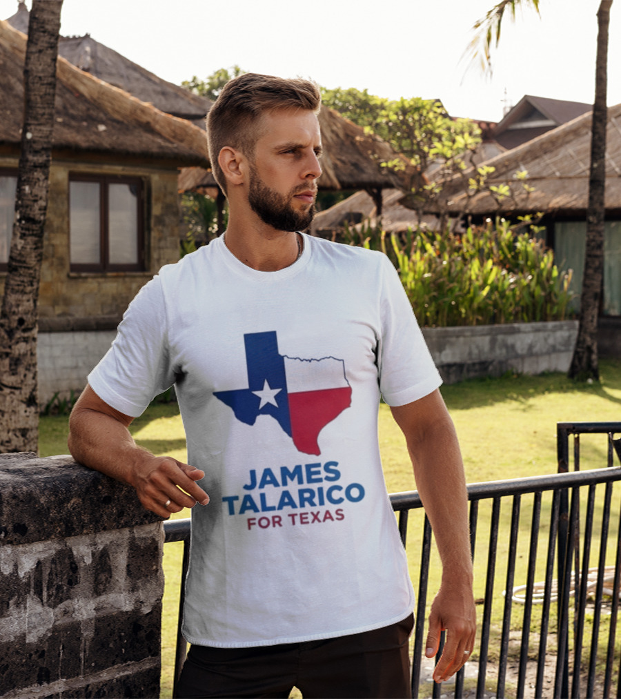 James Talarico For Texas 2026 Campaign Texas Flag T-Shirt