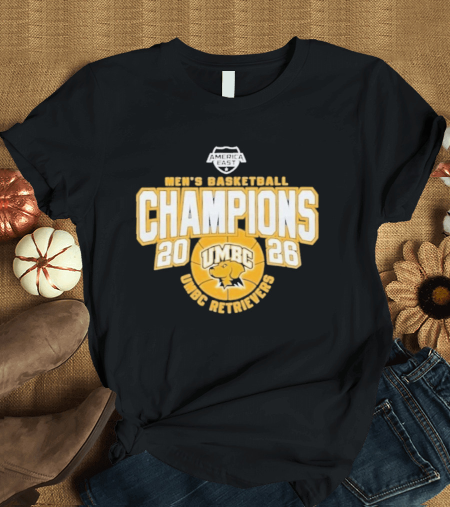 Men's Basketball 2026 Champions UMBC Retrievers America East T-Shirt