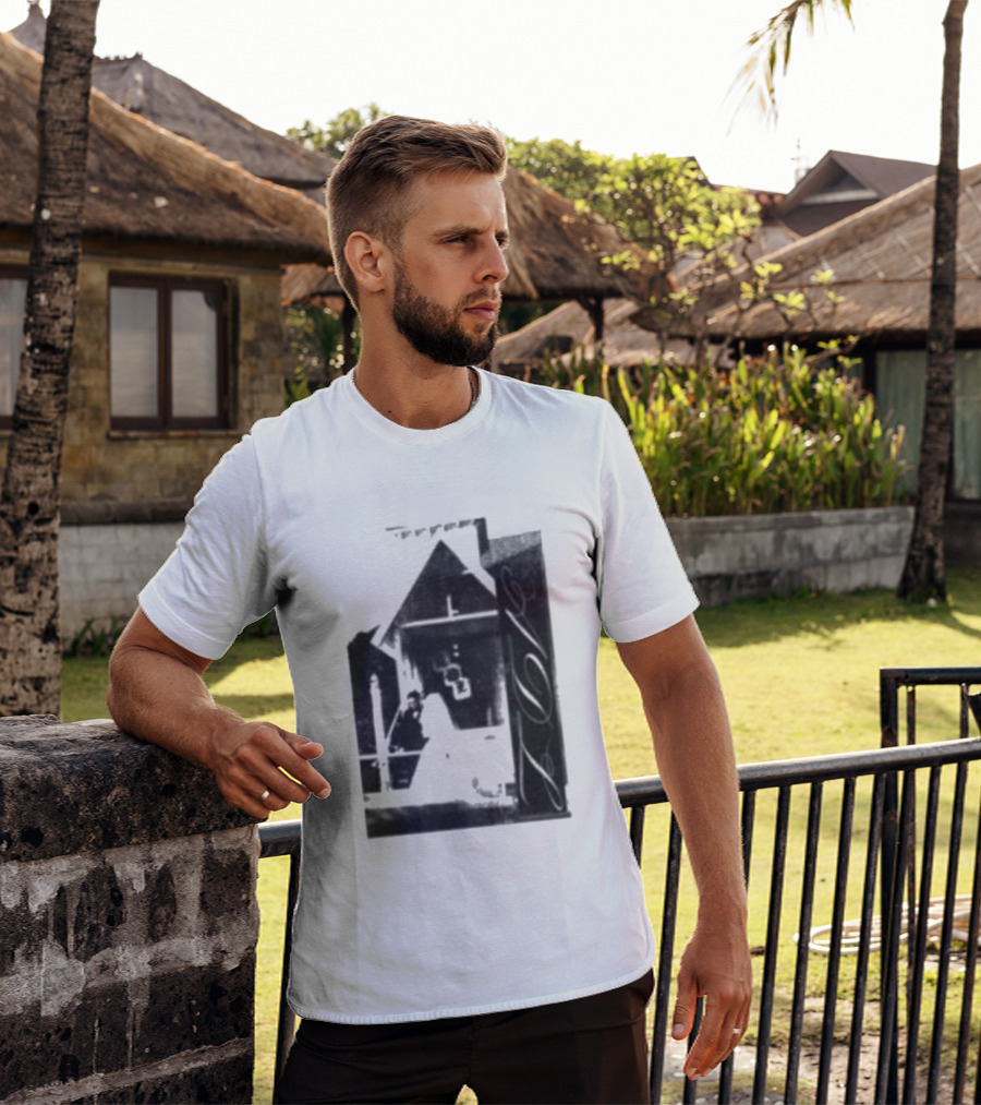 Yeat A Dangerous Love Cross Pyramid Monochrome T-Shirt