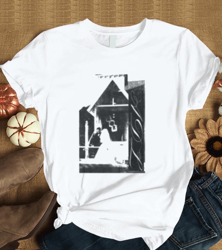 Yeat A Dangerous Love Cross Pyramid Monochrome T-Shirt