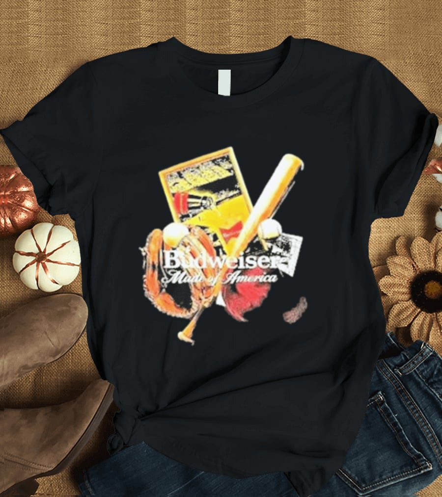 Budweiser Made Of America Baseball Legacy T-Shirt