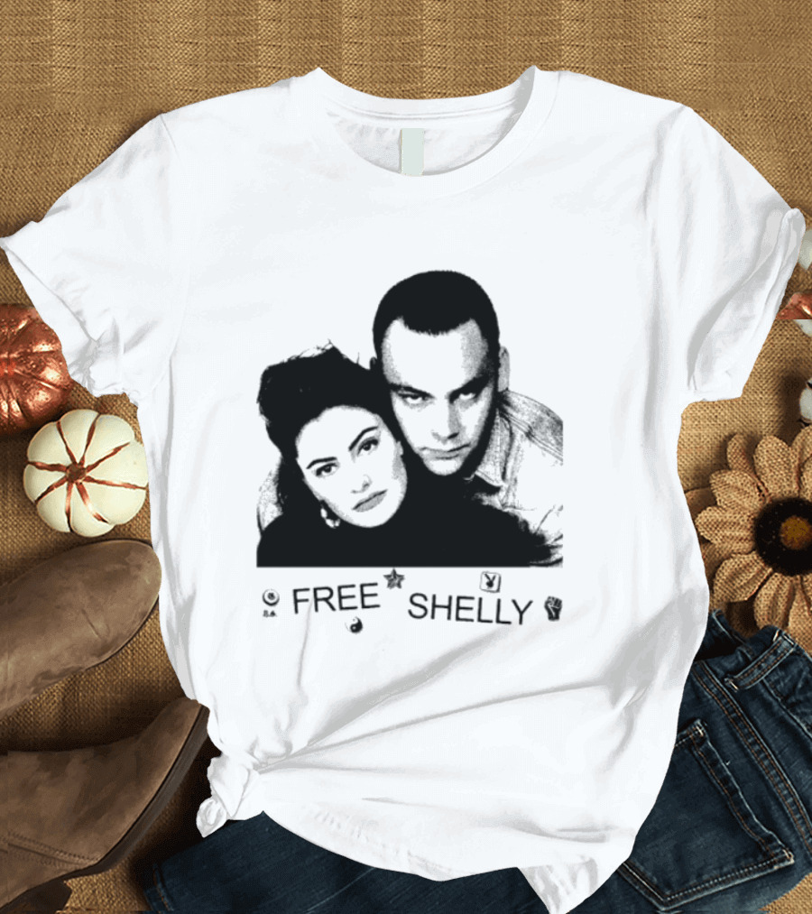 FREE SHELLY Twin Peaks Iconic Characters T-Shirt