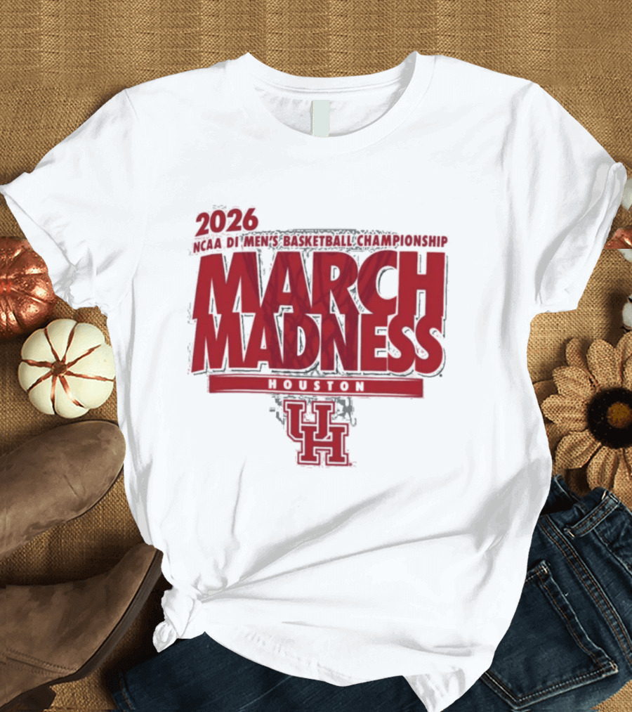2026 NCAA Men's Basketball Houston March Madness UH T-Shirt