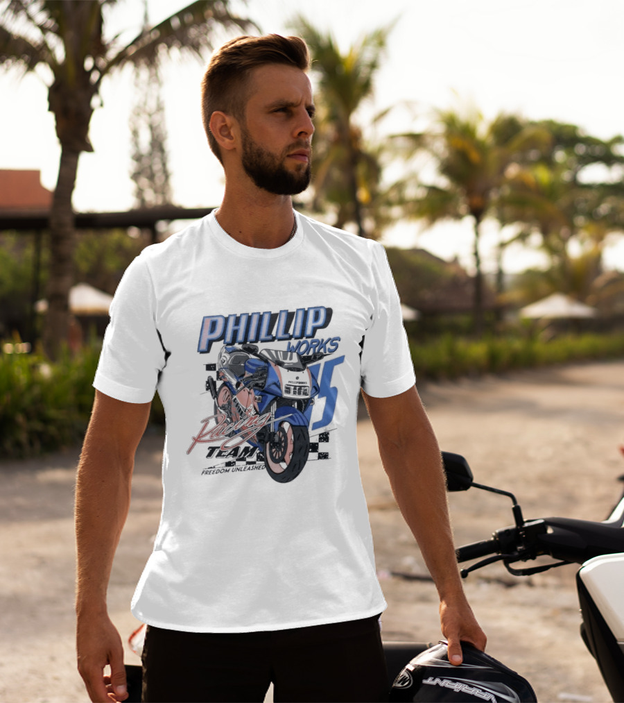 Phillip Works Racing Motorcycle 15 T-Shirt