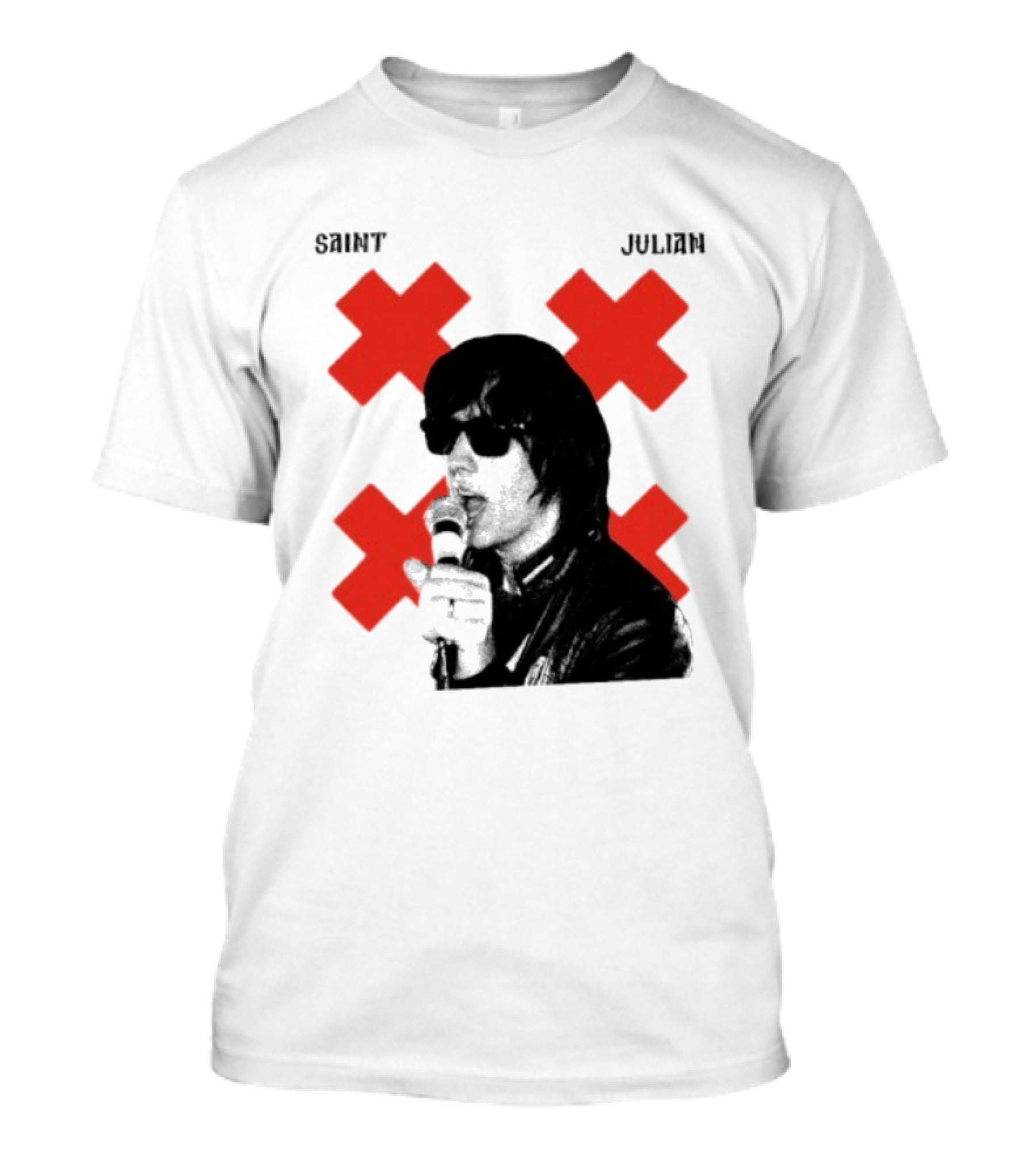 Saint Julian Ccasablancas Red X T-Shirt