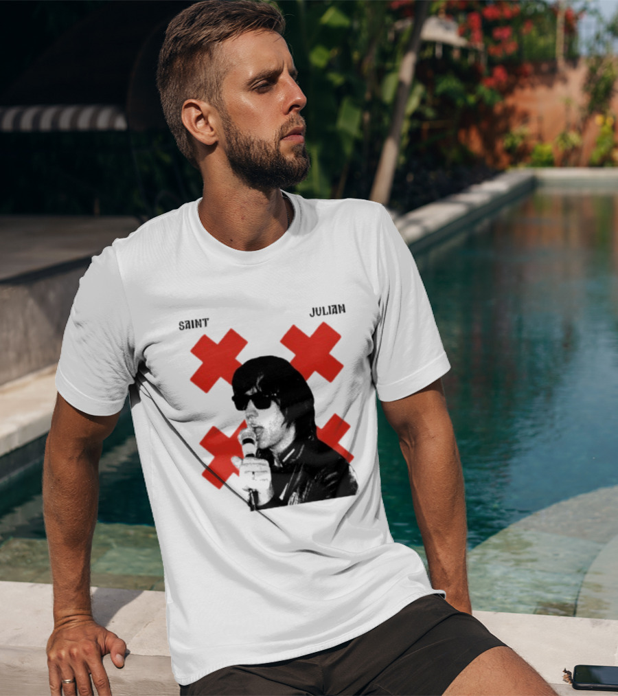 Saint Julian Ccasablancas Red X T-Shirt