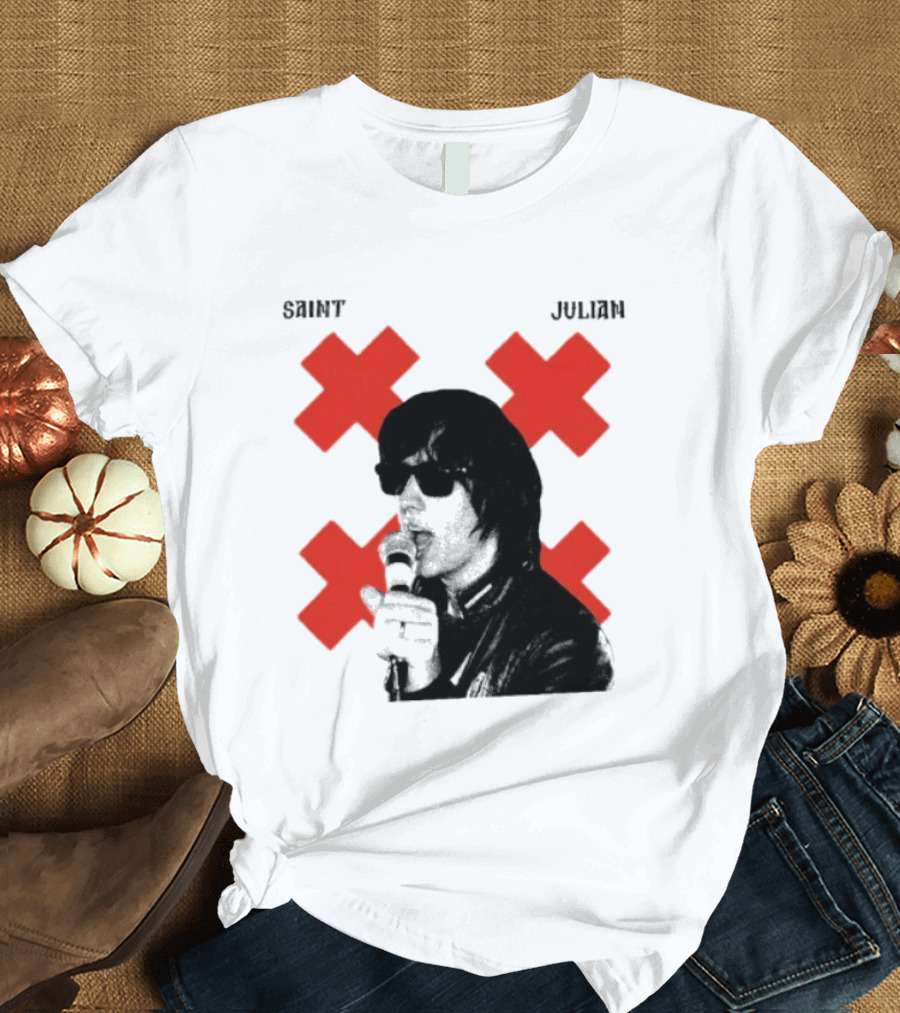 Saint Julian Ccasablancas Red X T-Shirt