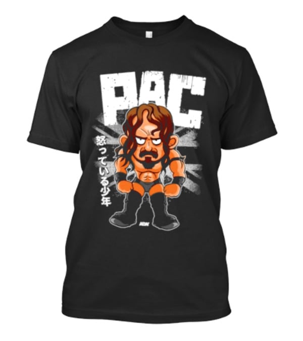 PAC Angry Little Bugger Cartoon Wrestler T-Shirt