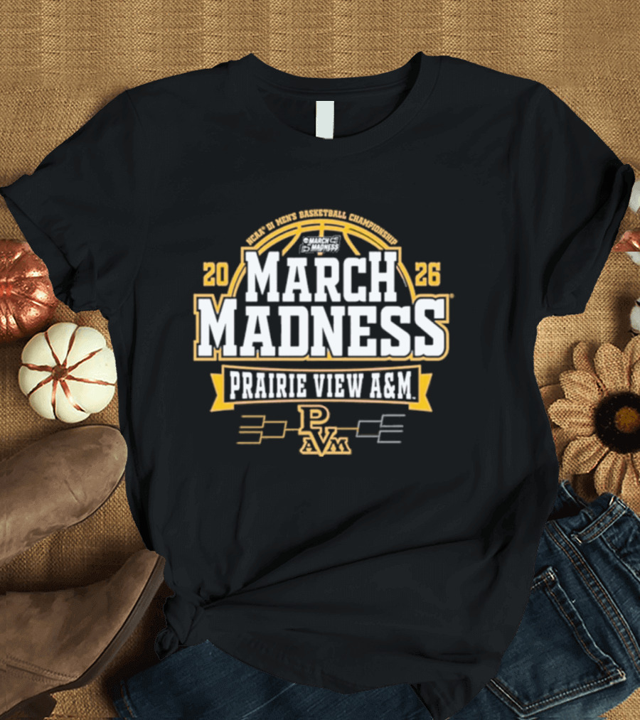 Prairie View A&M Panthers 2026 NCAA March Madness Tournament Bound T-Shirt