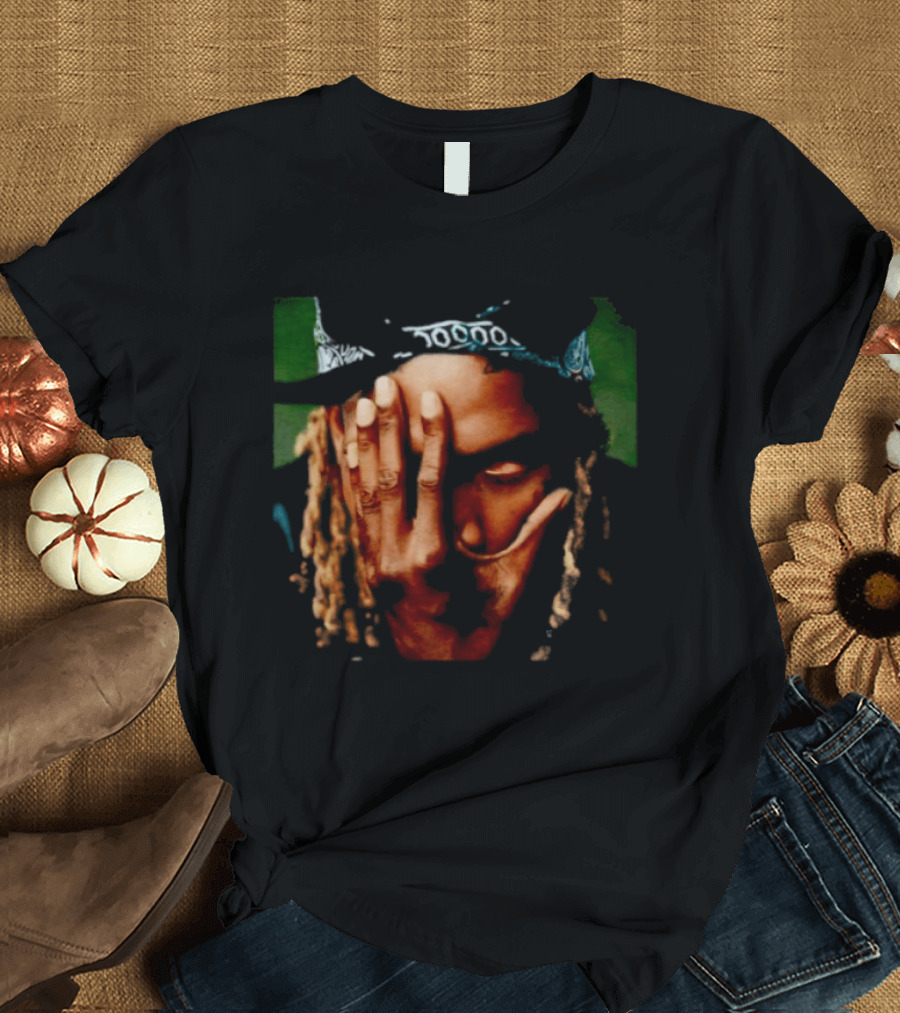 Fetty Wap Hand Over Face Dreadlocks T-Shirt