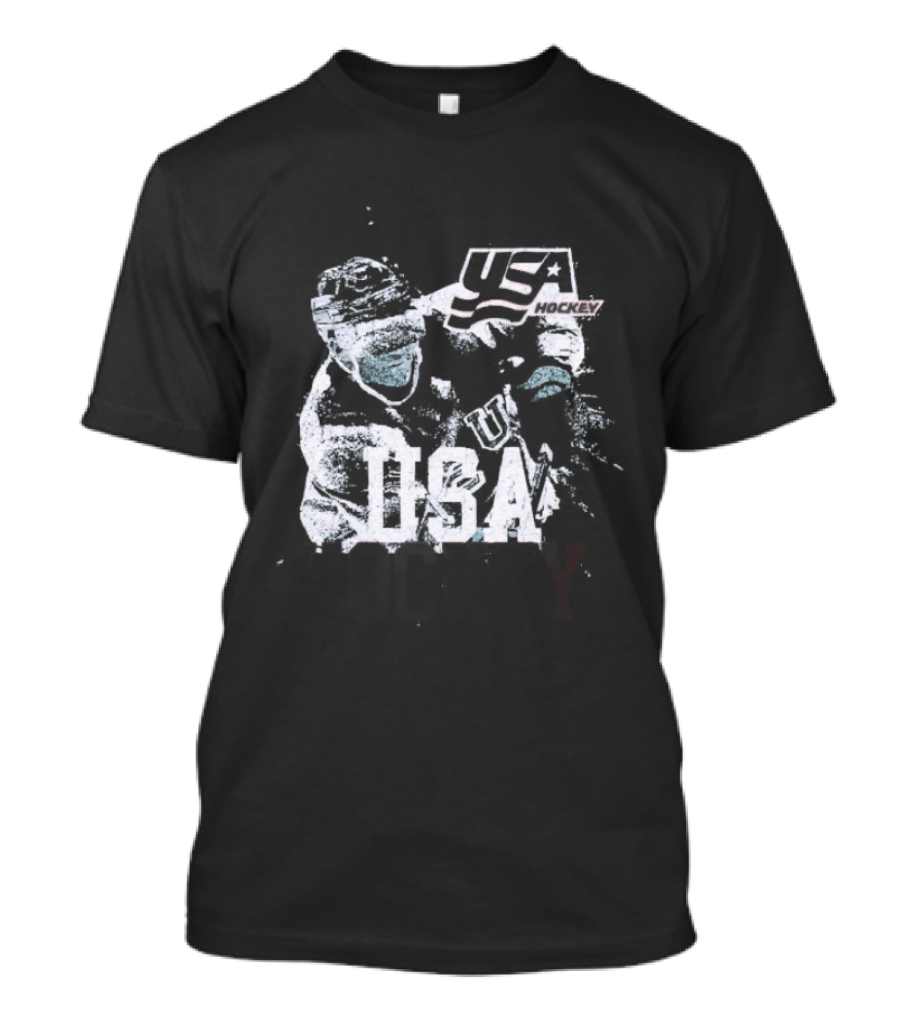 USA Hockey Player Vintage Ice Champion T-Shirt