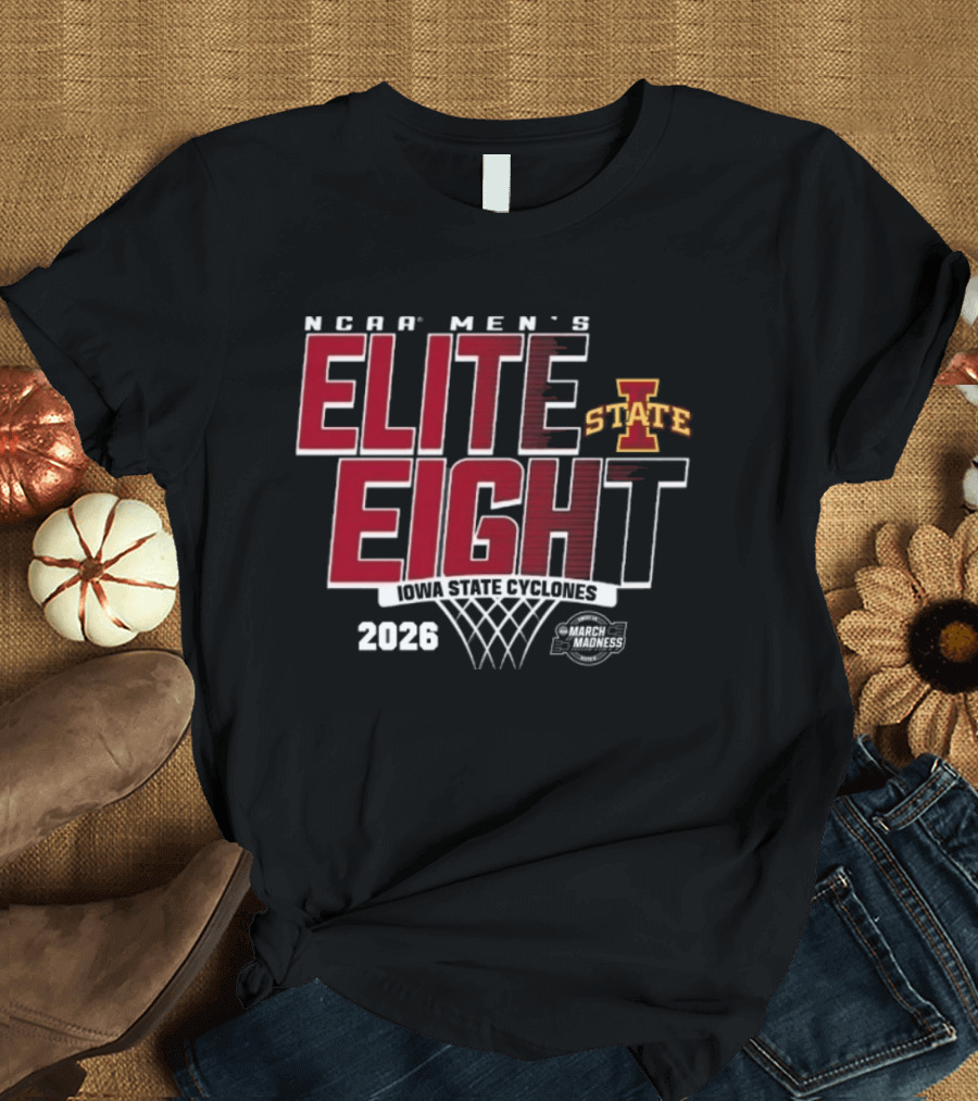 Elite Eight 2026 Iowa State Cyclones NCAA Men's March Madness T-Shirt