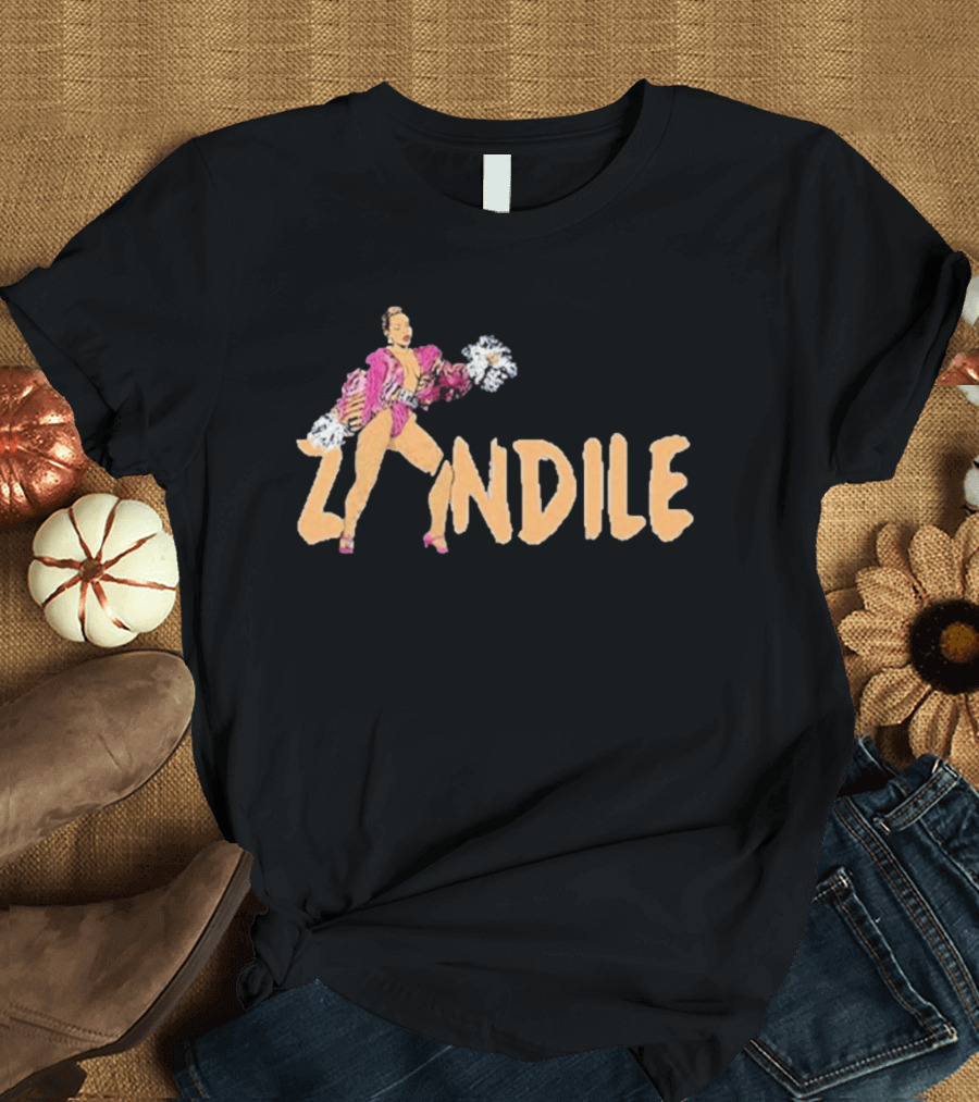 Zandile Doja Cat Pop Art Style With Cheerleader Glam Essence T-Shirt