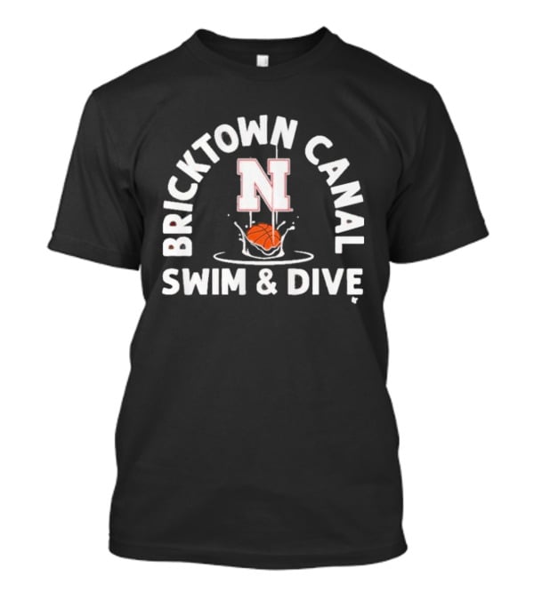 Bricktown Canal Swim & Dive Nebraska Splashing Ball T-Shirt