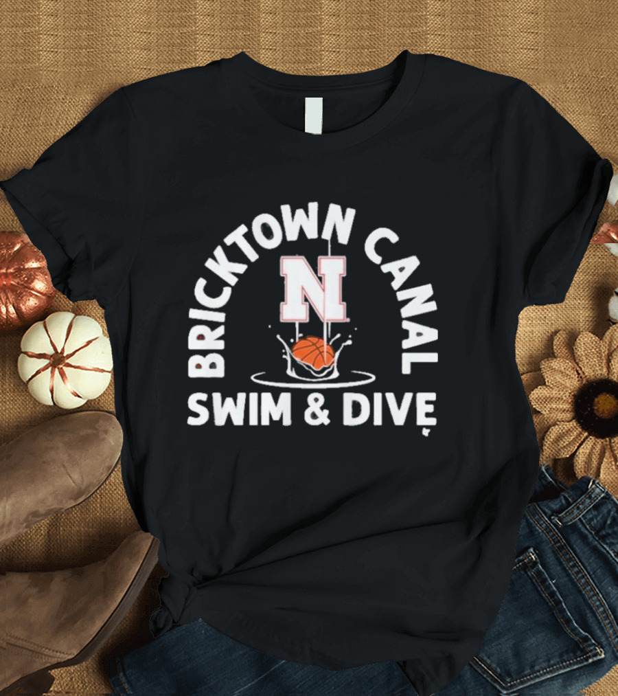 Bricktown Canal Swim & Dive Nebraska Splashing Ball T-Shirt