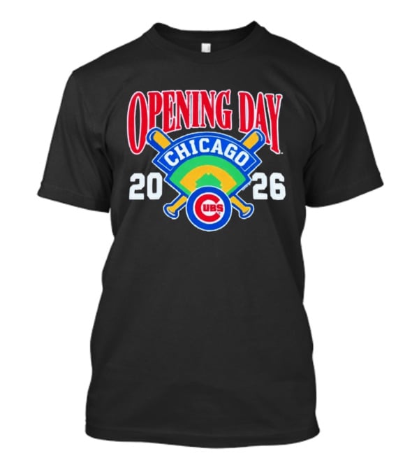 Chicago Cubs 2026 MLB Opening Day T-Shirt