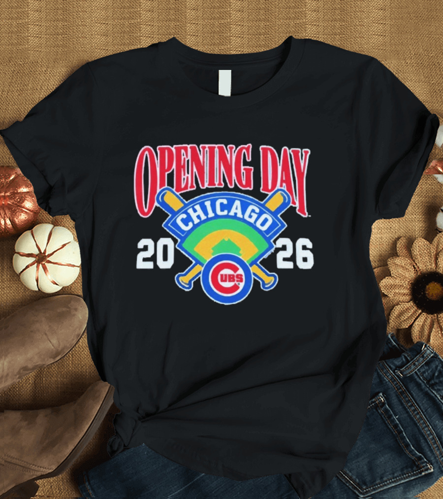 Chicago Cubs 2026 MLB Opening Day T-Shirt