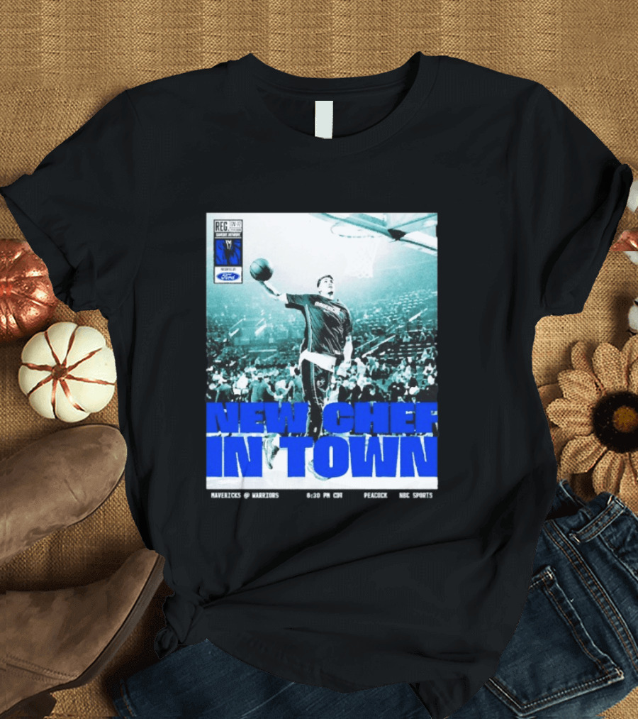 Dallas Mavericks New Chef In Town Cooper Flagg 2025 2026 NBA Season T-Shirt