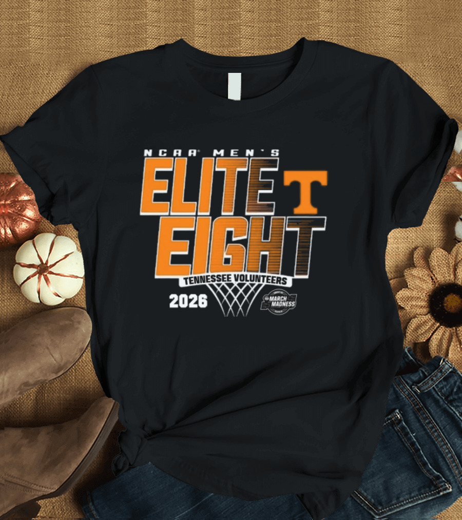 NCAA Men's Elite Eight 2026 Tennessee Volunteers March Madness T-Shirt