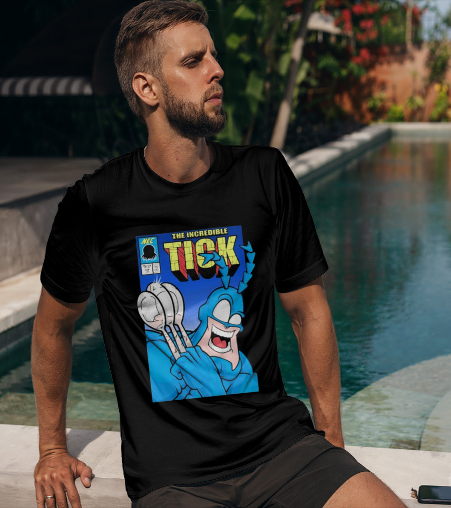 The Incredible Tick Spoon NEC Comic 324 T-Shirt