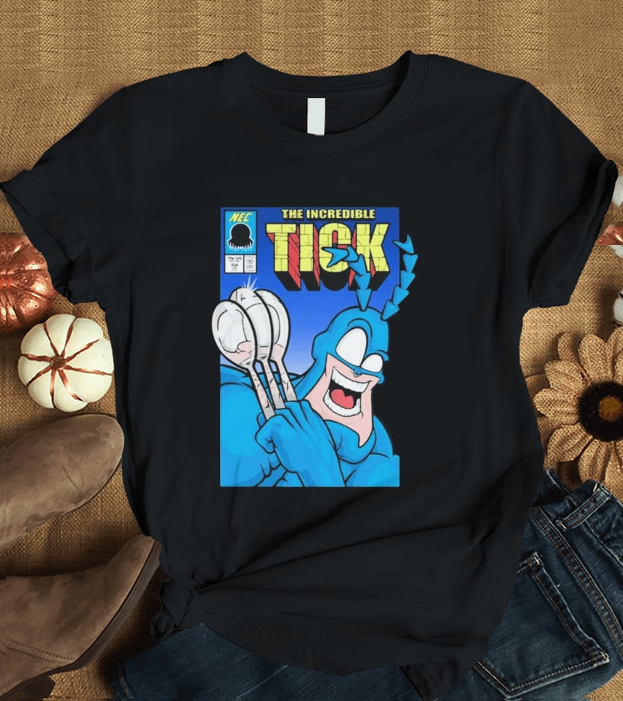 The Incredible Tick Spoon NEC Comic 324 T-Shirt
