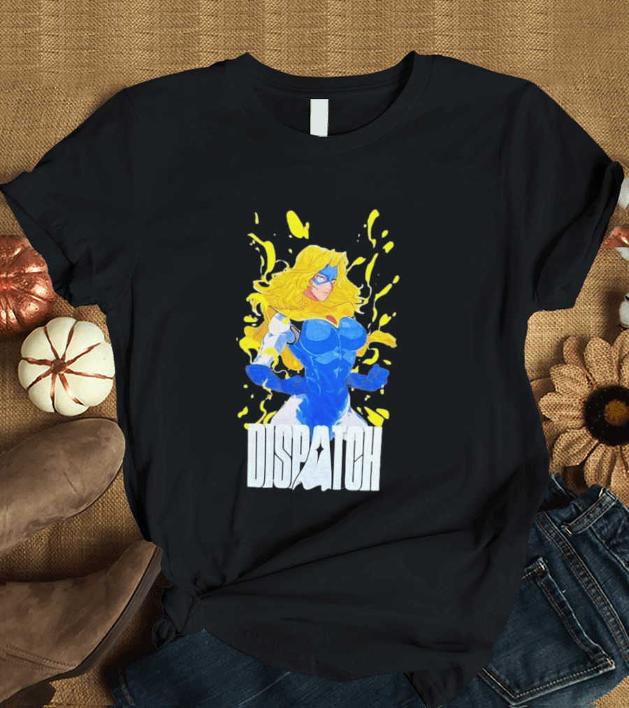 Dispatch Blonde Blue Heroic Character Blazer T-Shirt