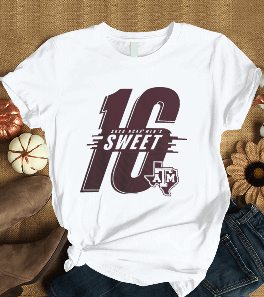 Sweet 16 Texas A&M 2026 NCAA Men's Basketball T-Shirt