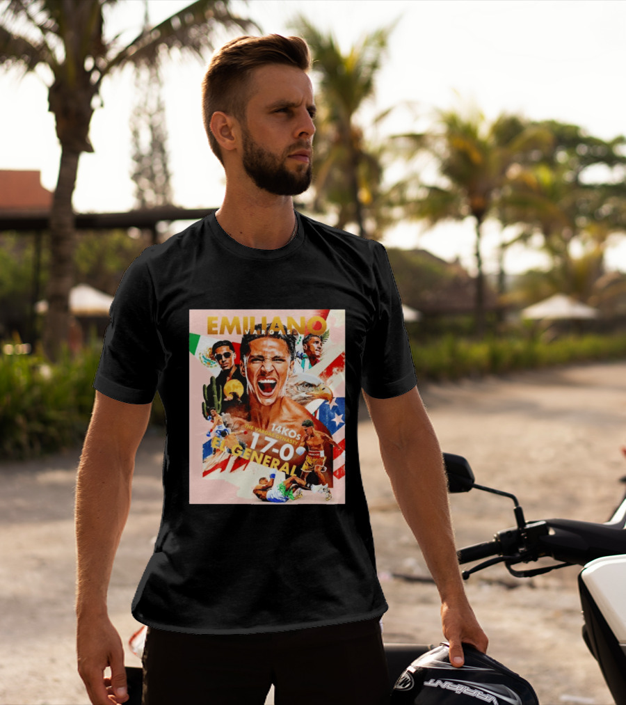 Emiliano Vargas El General 17 0 Boxer The Vargas Dynasty 14 KOs T-Shirt