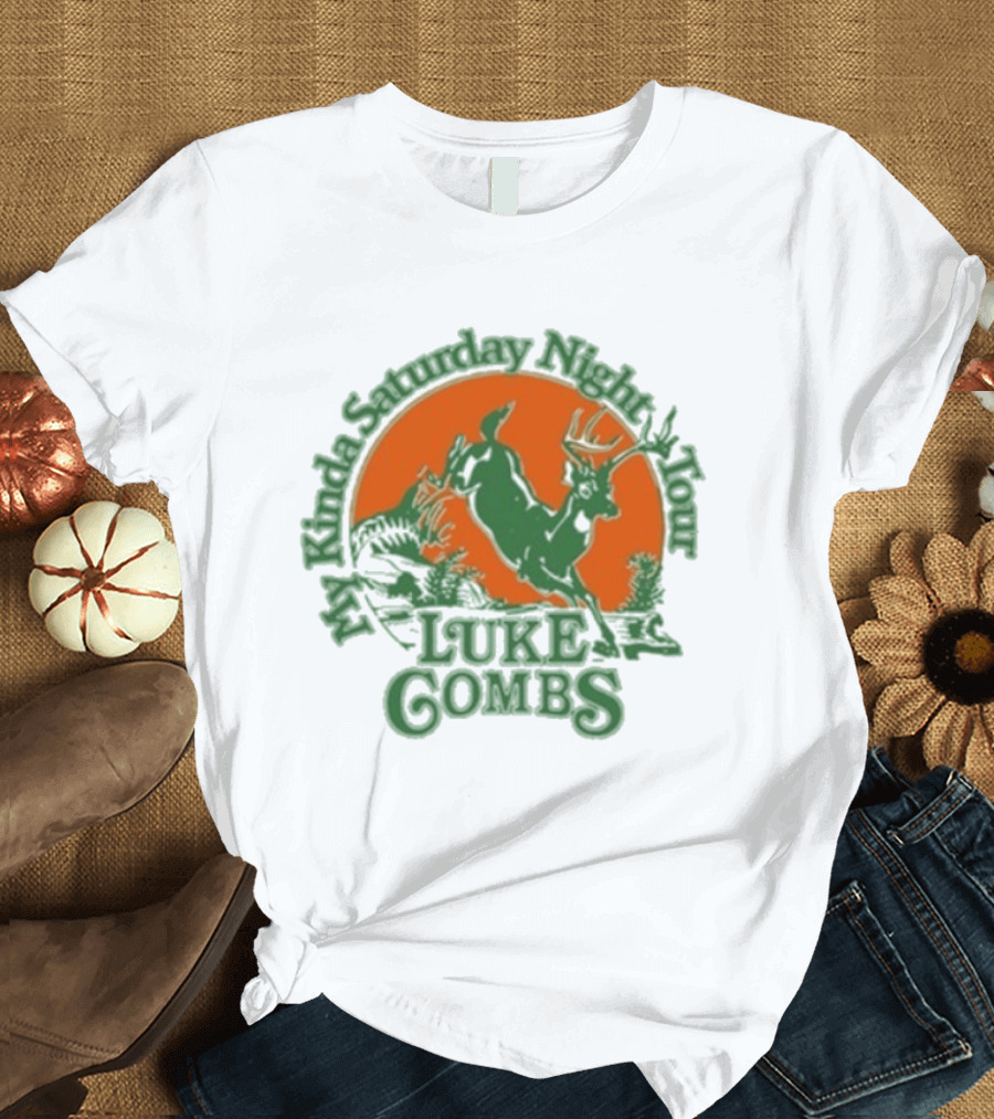 Luke Combs My Kinda Saturday Night Deer Tour 2026 T-Shirt