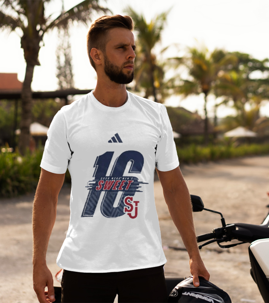 St. John's University Men's Basketball Sweet 16 SJ 2026 T-Shirt