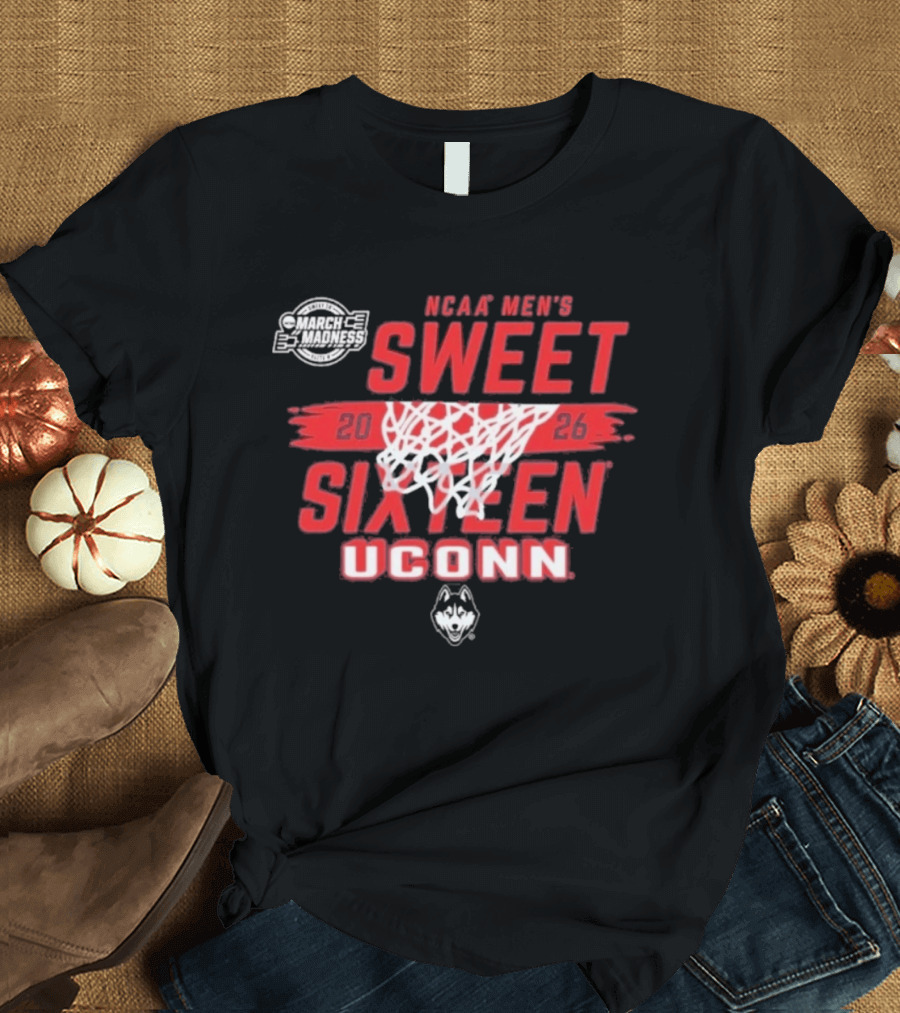 UConn NCAA Men's Sweet Sixteen 2026 T-Shirt