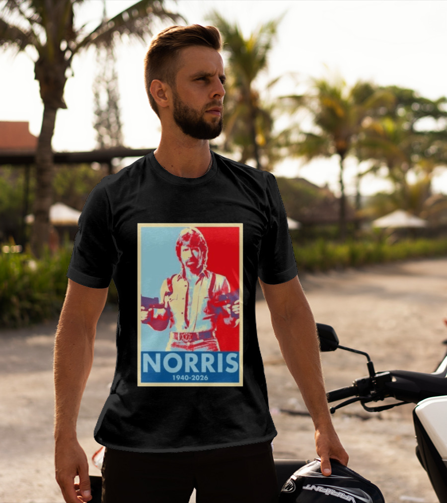 Norris 1940 2026 Retro Tribute With Dual Pistols T-Shirt