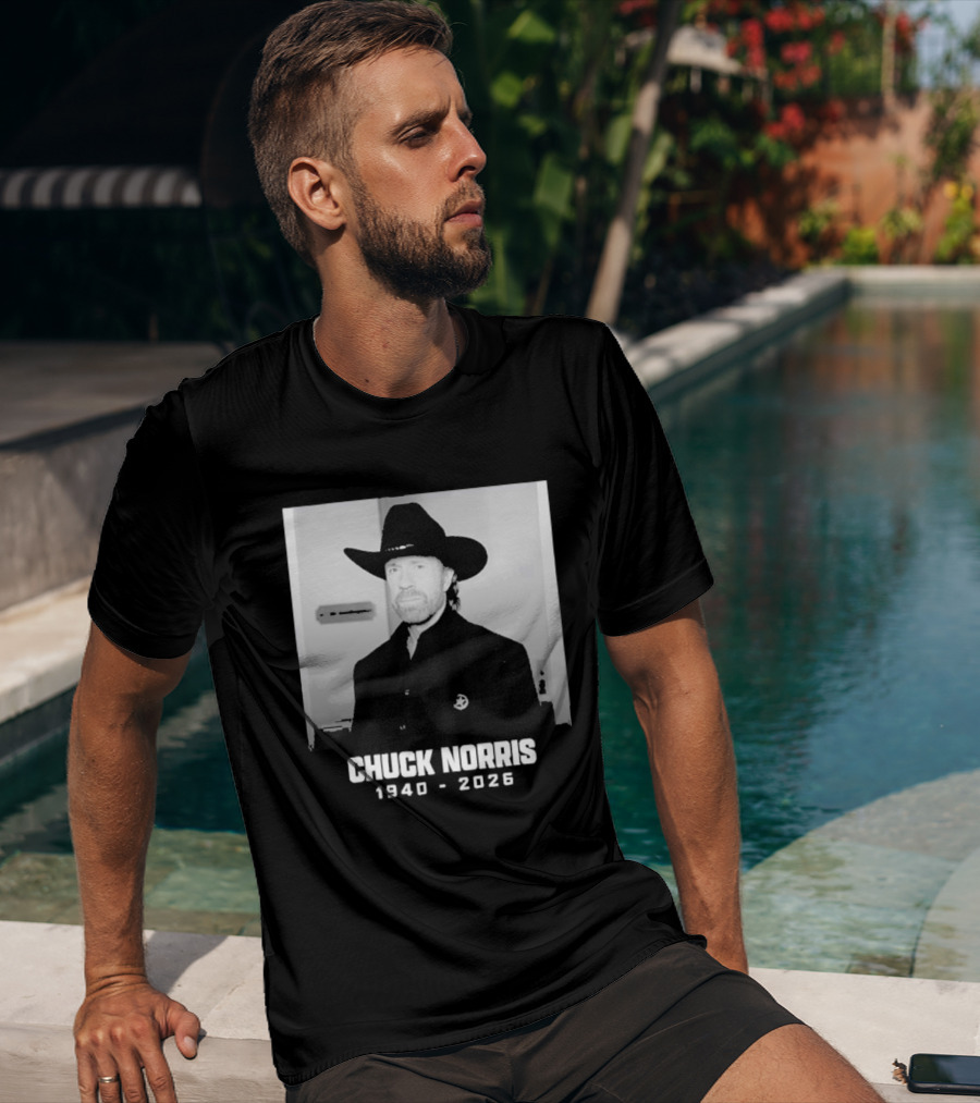 Chuck Norris Rest In Peace 2026 Cowboy Hat T-Shirt