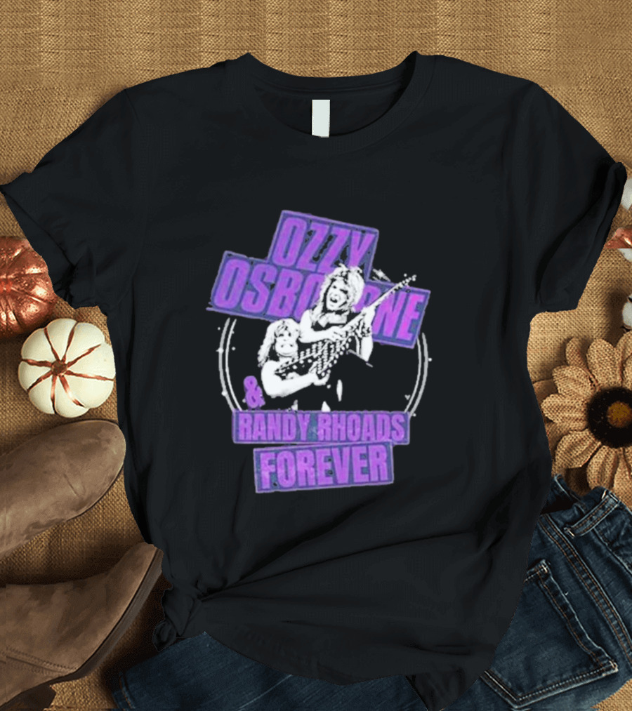 Ozzy Osbourne Randy Rhoads Forever Purple T-Shirt