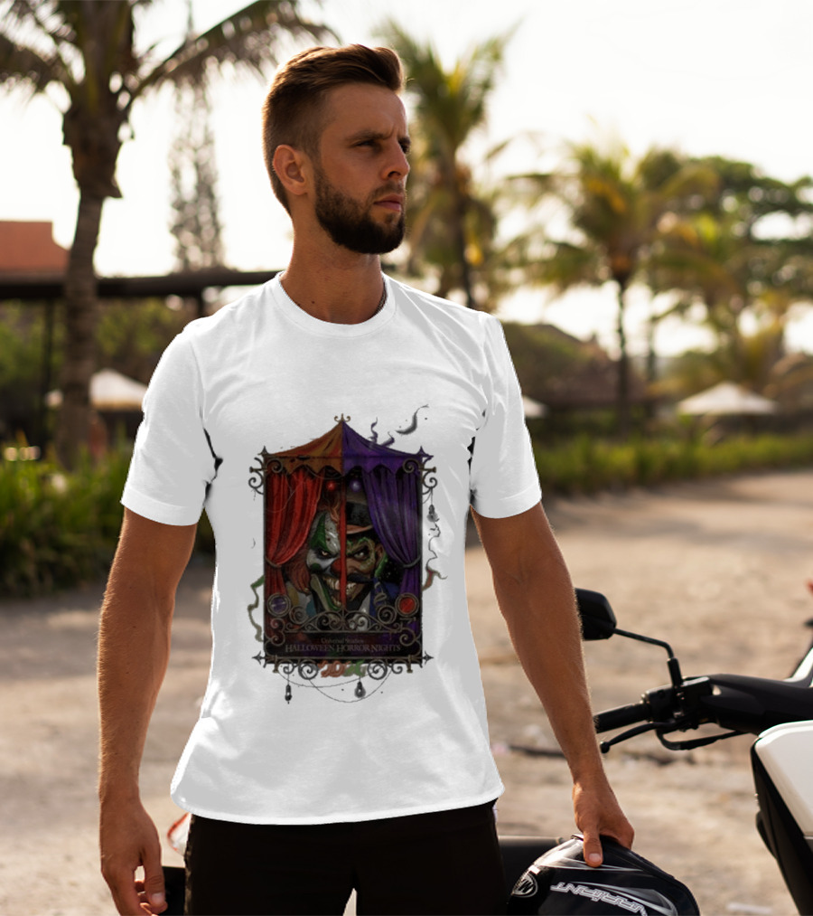Universal Studios Halloween Horror Nights 2026 Dark Carnival Clown T-Shirt