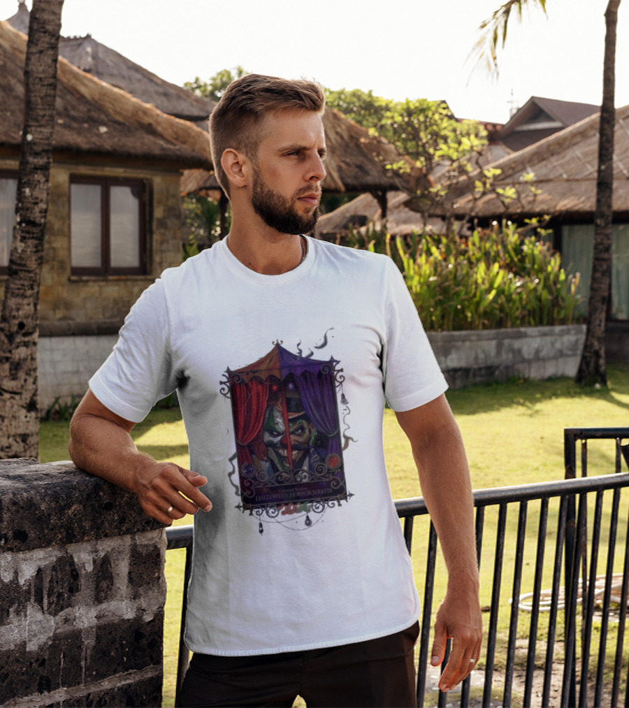 Universal Studios Halloween Horror Nights 2026 Dark Carnival Clown T-Shirt