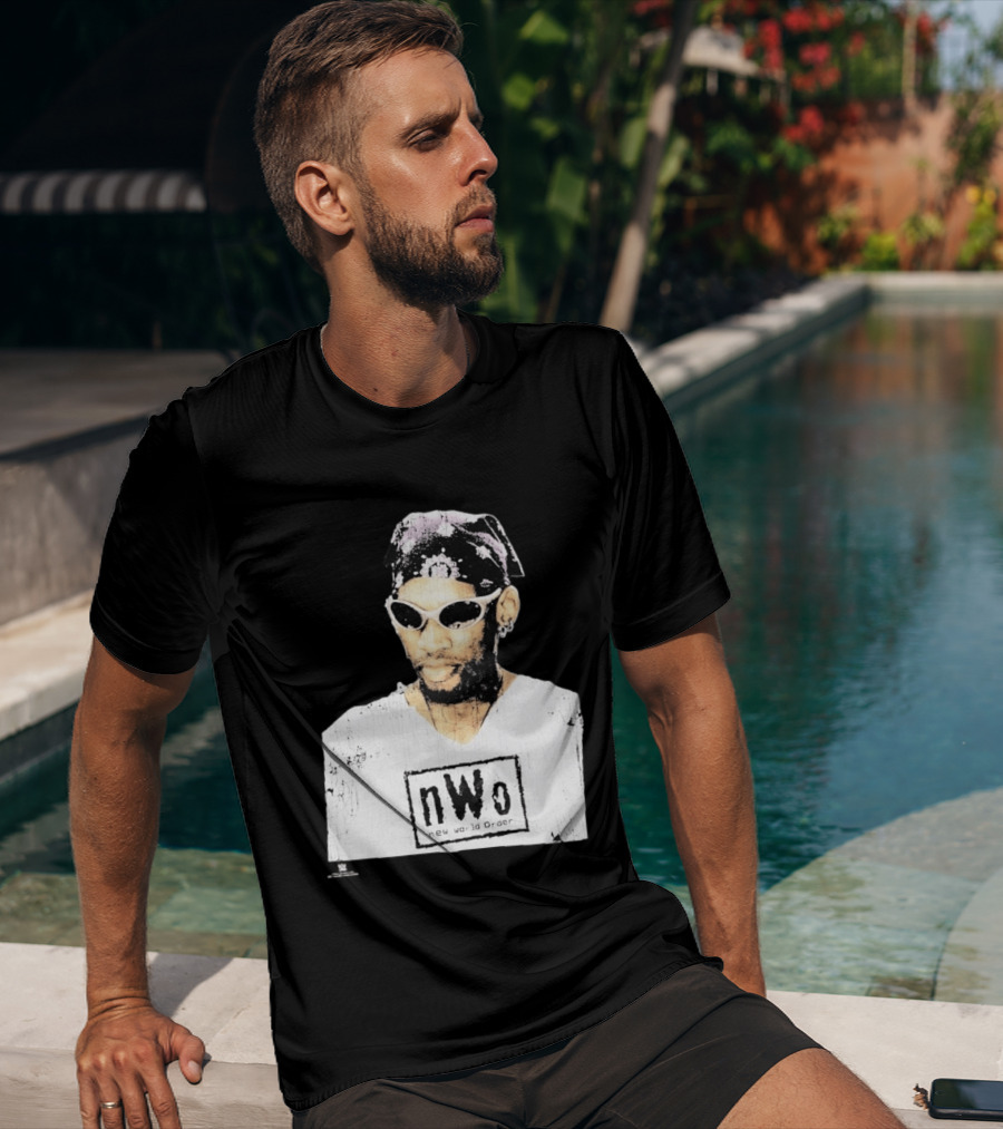 Dennis Rodman NWO New World Order Snow Wash T-Shirt
