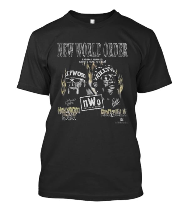 New World Order Dennis Rodman Unstoppable Snow Wash T-Shirt