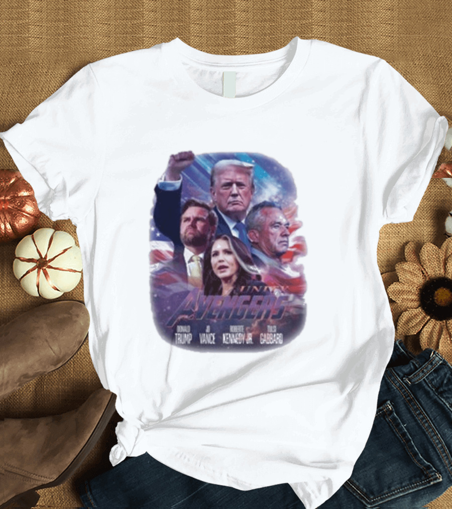 Unity Avengers Trump Vance Kennedy Jr Tulsi Gabbard T-Shirt