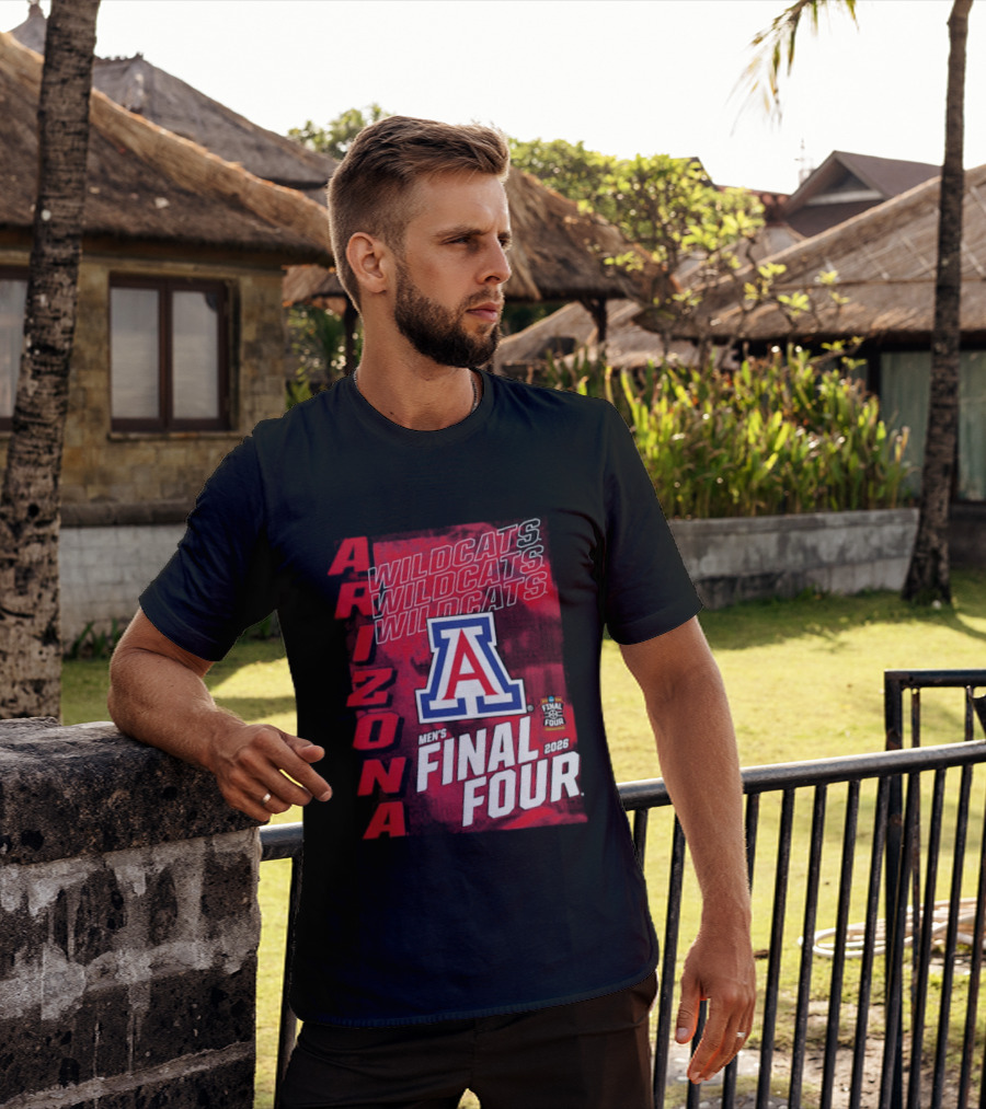 Arizona Wildcats 2026 Men's NCAA Final Four Basketball Tournament T-Shirt