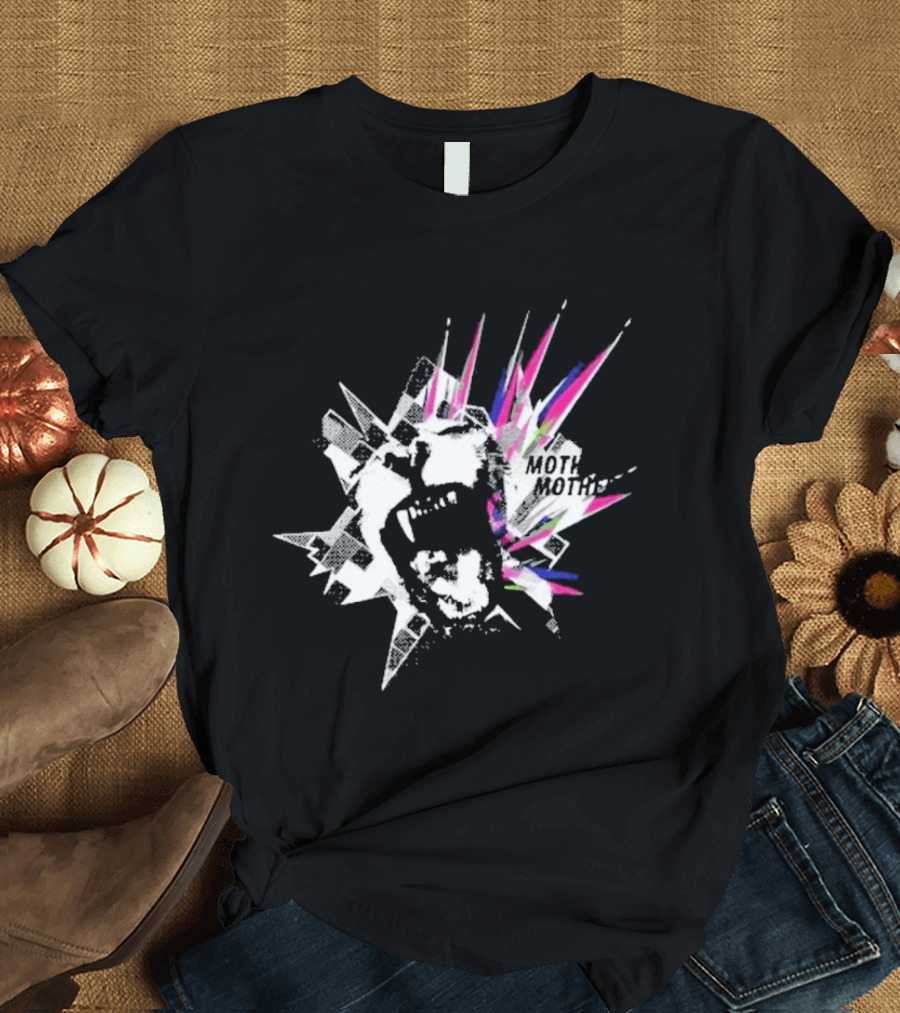 Mother Mother Eureka Deluxe Punk Rock Spiked Skull T-Shirt