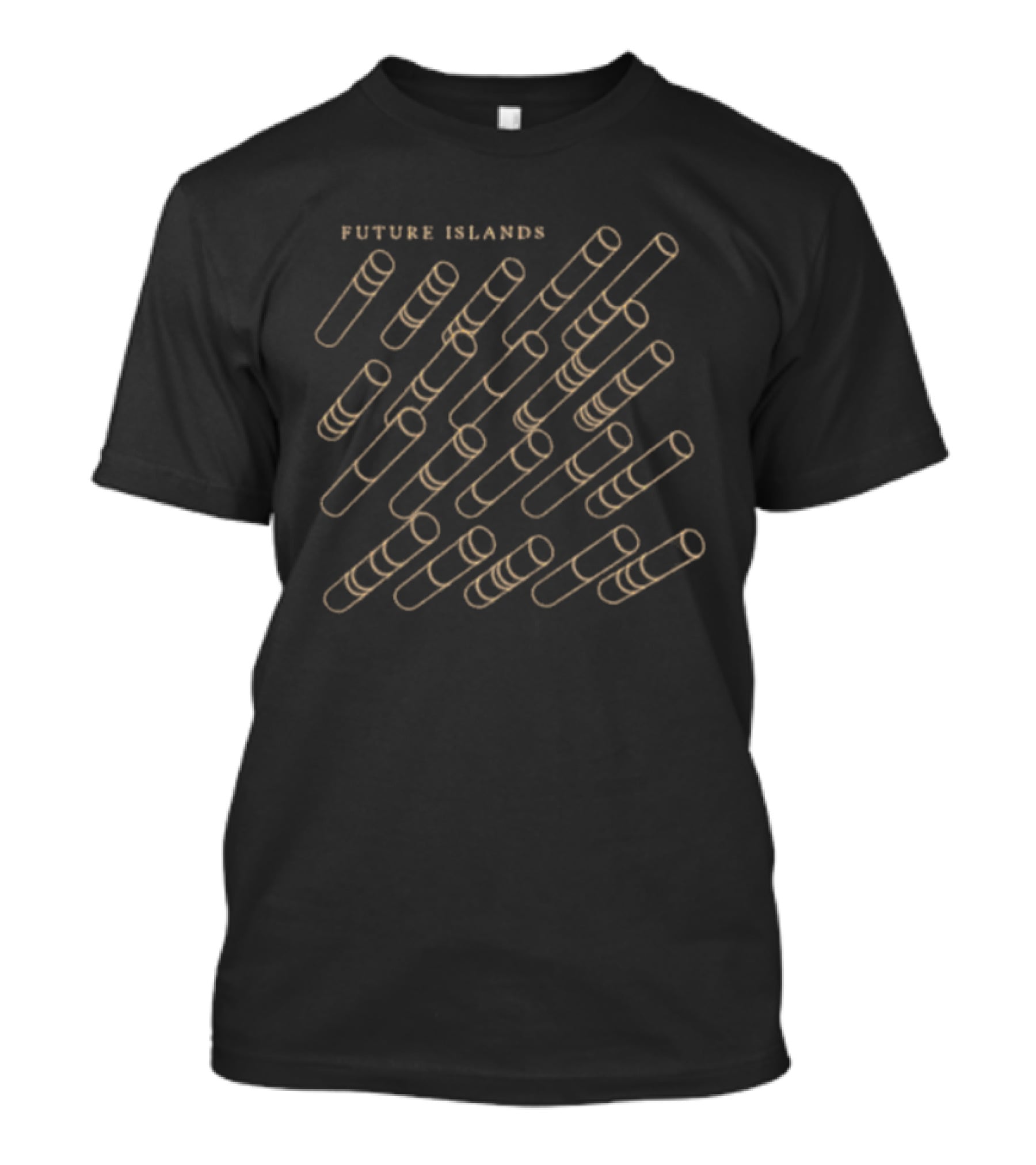 Future Islands Architecture Stacked Tube T-Shirt