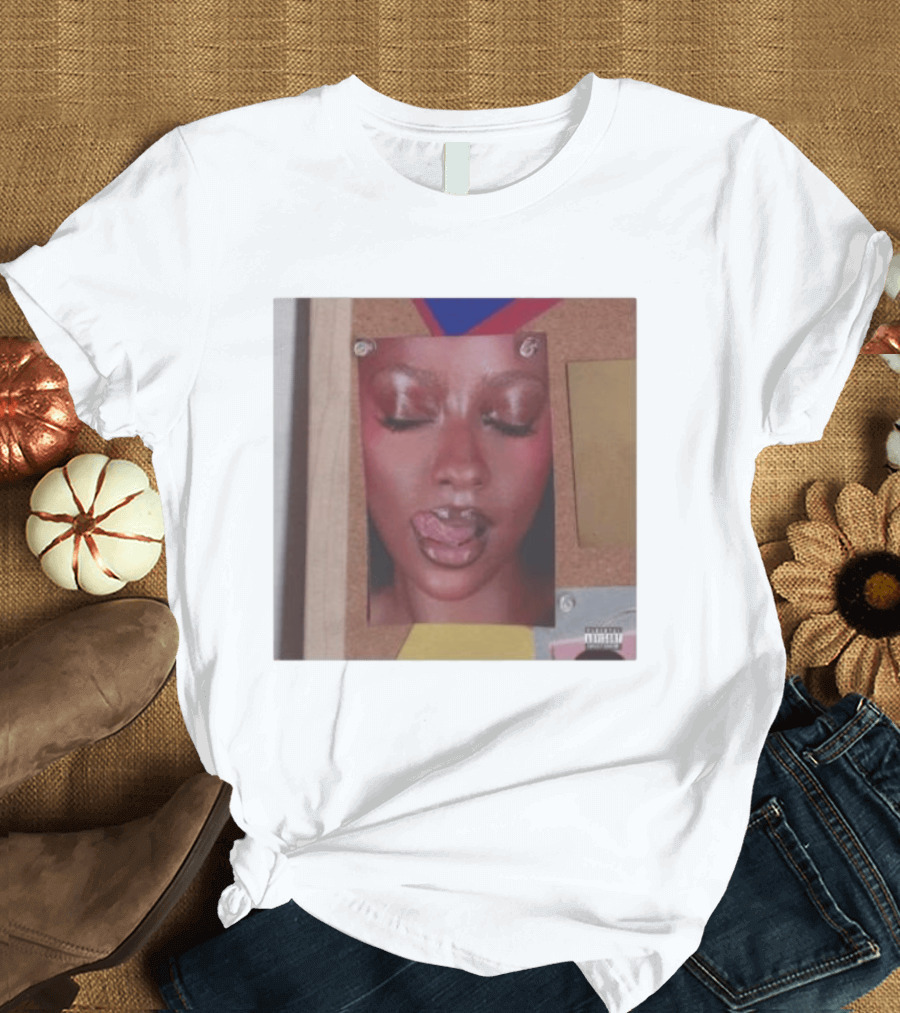 Candy Justine Skye Album Artwork With Portrait And Corkboard Accents T-Shirt