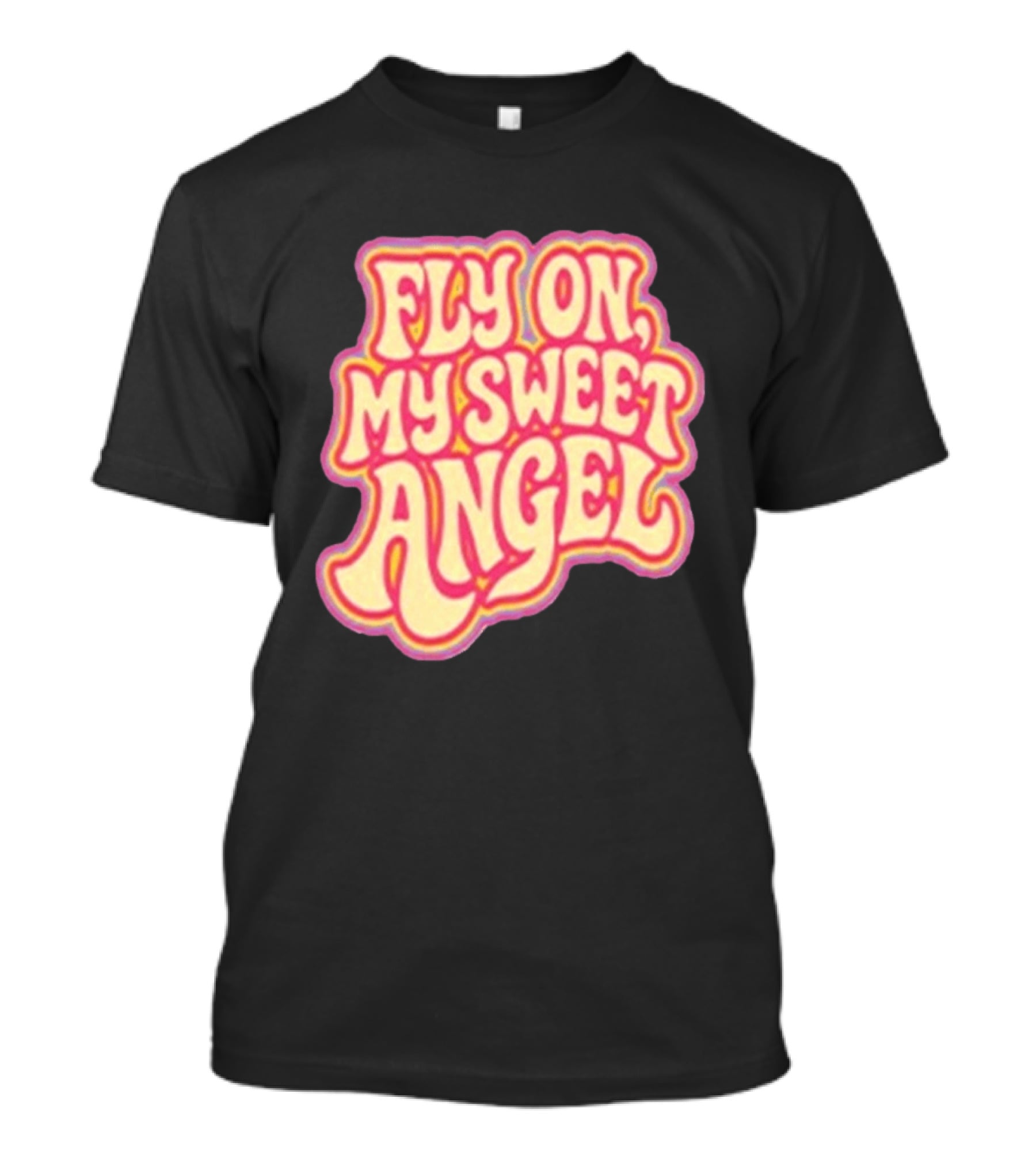 Jimi Hendrix Signed Fly On My Sweet Angel Psychedelic T-Shirt