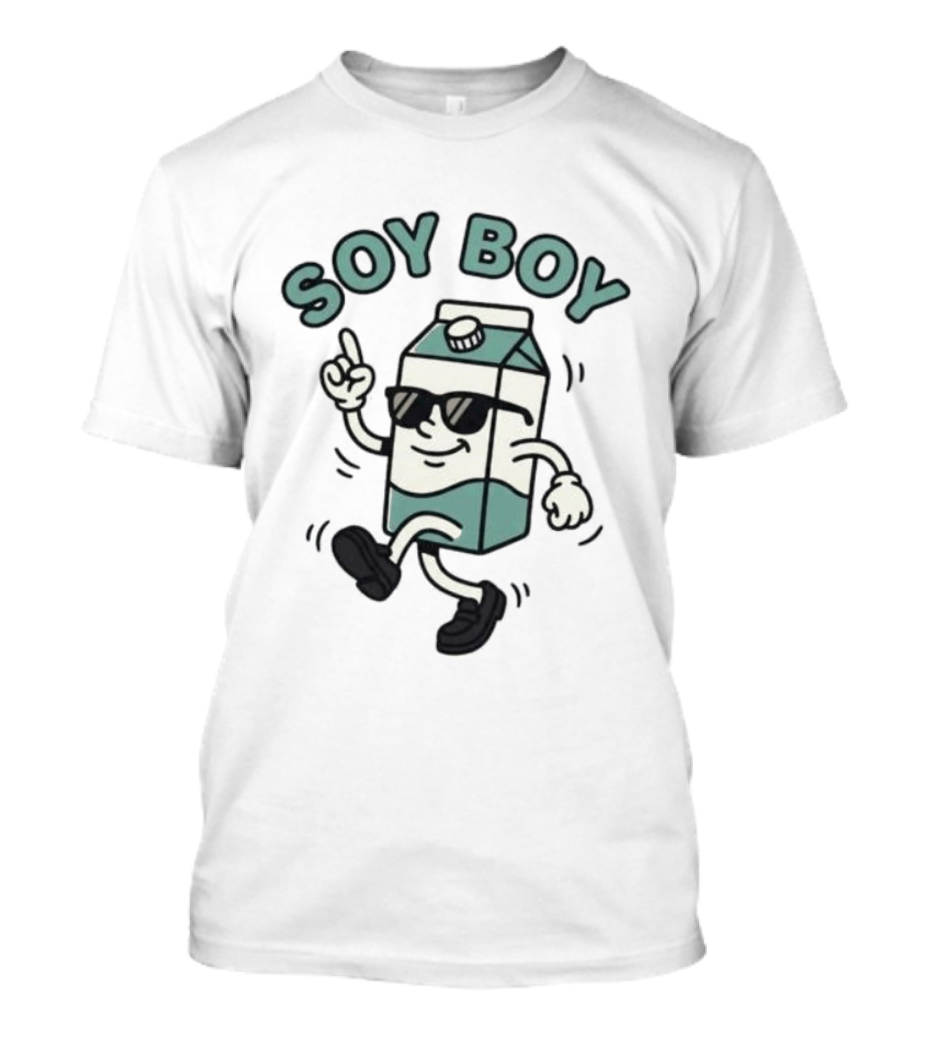 Soy Boy Milk Funny Cartoon T-Shirt