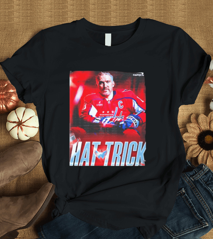Alexander Ovechkin Washington Capitals Hat Trick Visionary Leadership T-Shirt