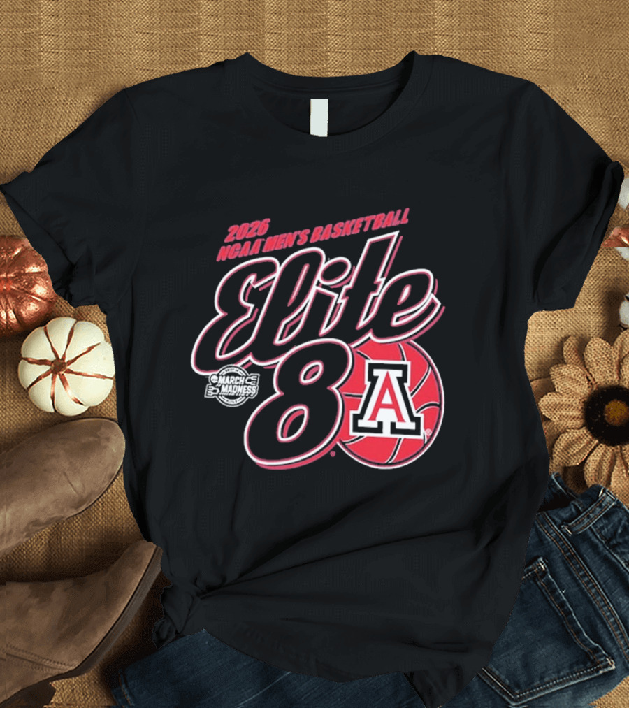 2026 NCAA Men's Basketball Elite 8 Arizona Wildcats T-Shirt