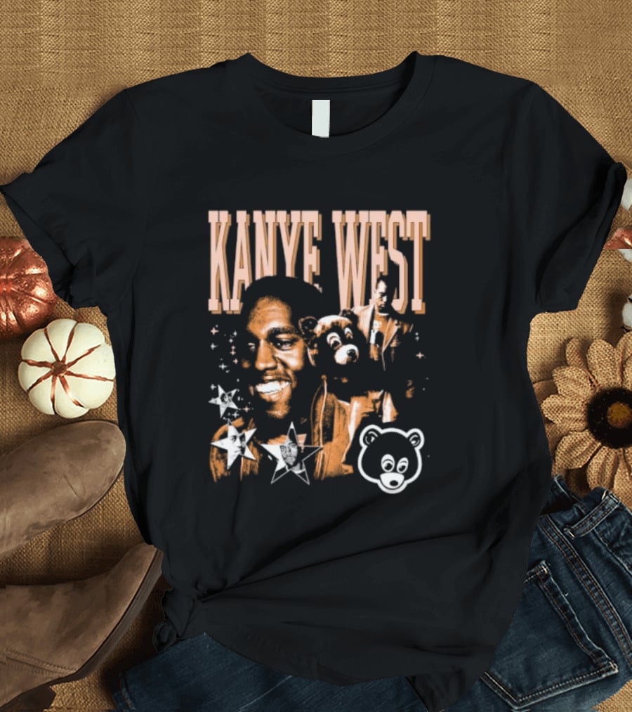 Kanye West College Dropout Bear Stars T-Shirt