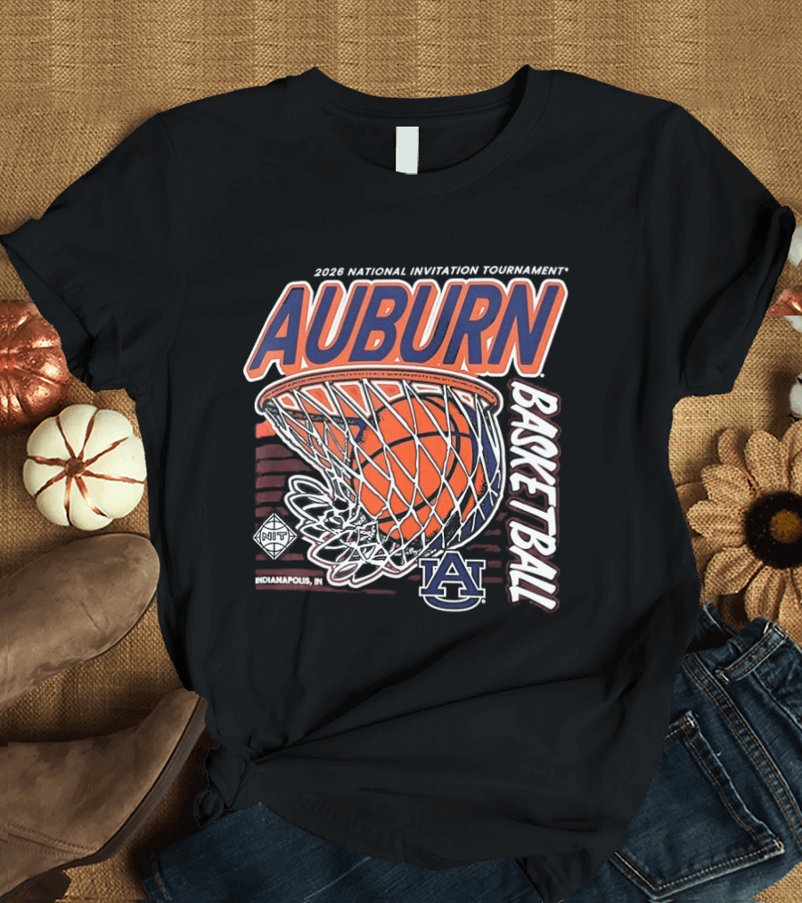 2026 National Invitation Tournament Auburn Basketball Indianapolis T-Shirt